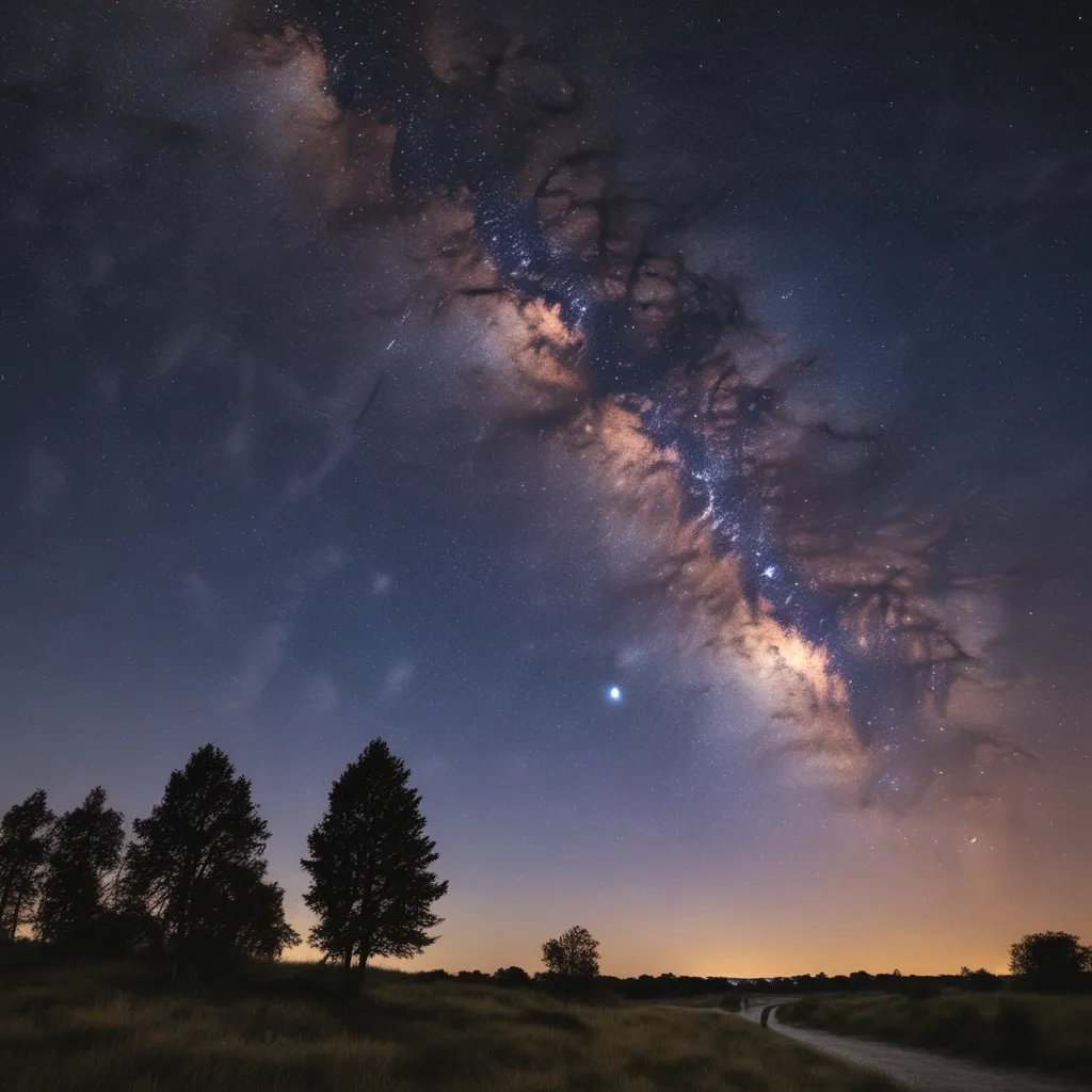 night sky full of stars
