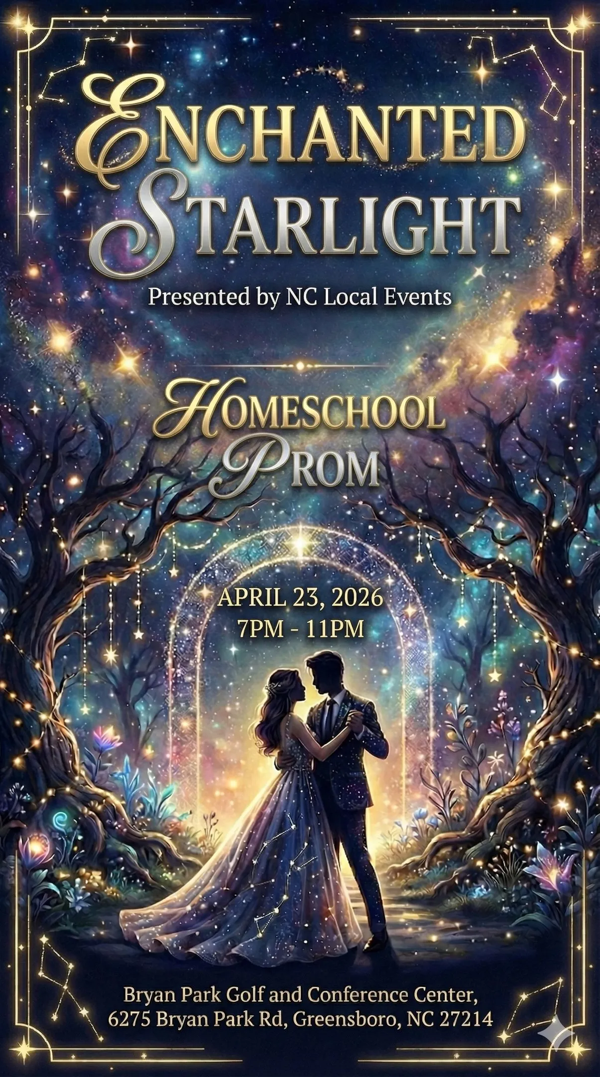 Prom 2026: Enchanted Starlight flyer